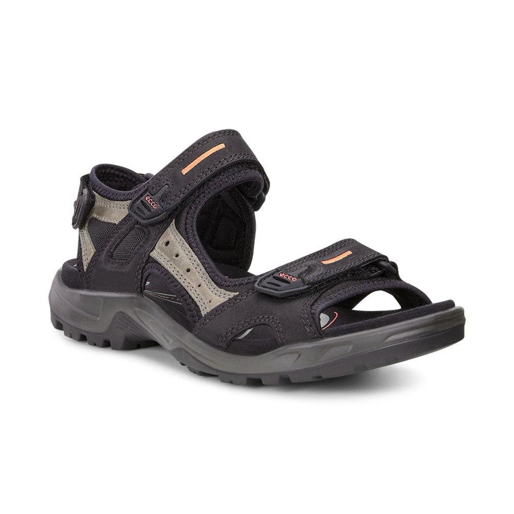 ECCO Mens Sandals Black - Yucatan - SMN-056734